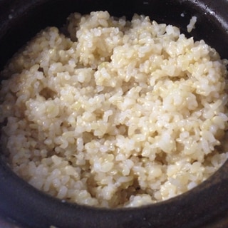 栄養満点‼︎土鍋で発芽玄米のびっくり炊き
